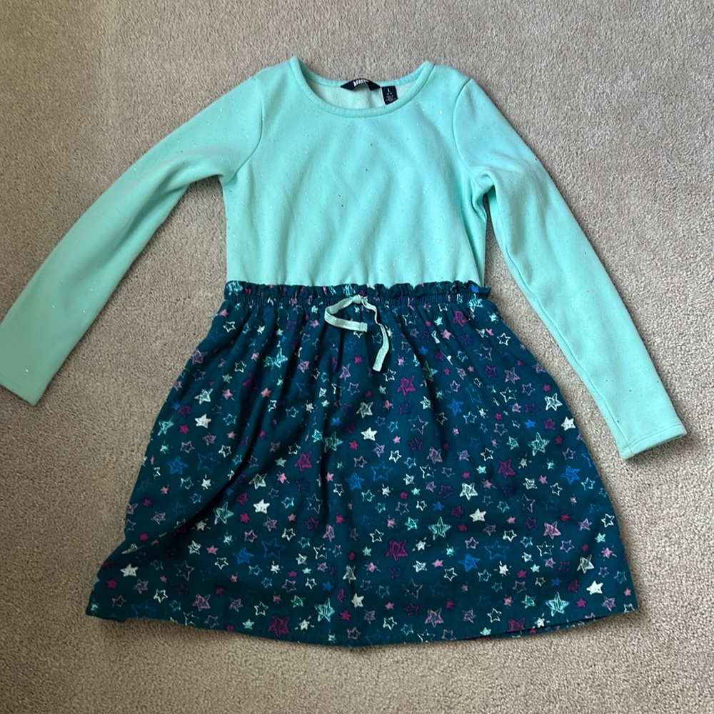 Lands end sparkly sweatshirt dress